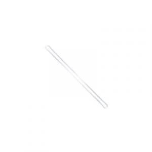 6" Clear Flexible Plastic Loop Strap - Luggage Strap - 100 Pack