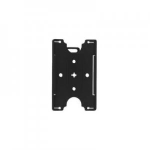 Black Plastic Card Holder - 100 Pack