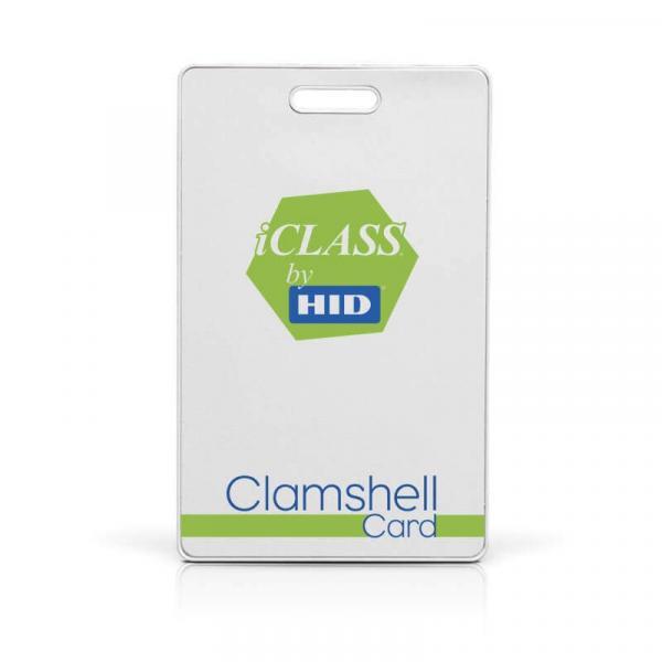 HID iClass Clamshell Cards - Programmed - Quantity: 100