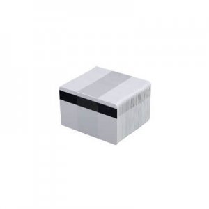 Blank White PVC CR-80 (Credit Card Size) .30 Mil Thick. Image Grade Cards w/Mag Stripe - (500 per box)