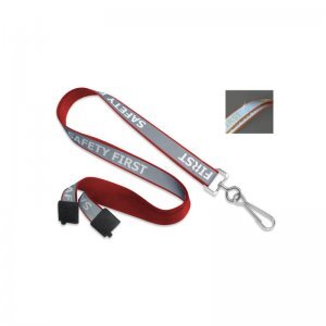 "Safety First" Reflective Lanyard - 100 Pack