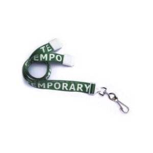 Temporary Lanyard - 5/8" Wide - 100 Pack