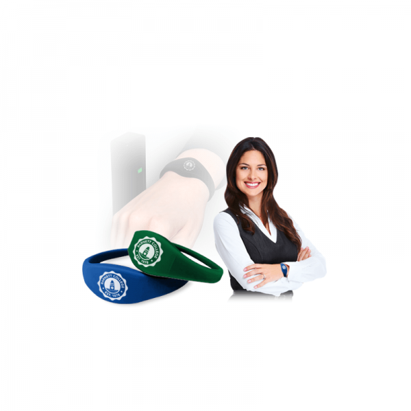 Non Adjustable Proximity Wristband 125khz (100 pack) (Compatible with HID, Simplex, Lenel, etc.)