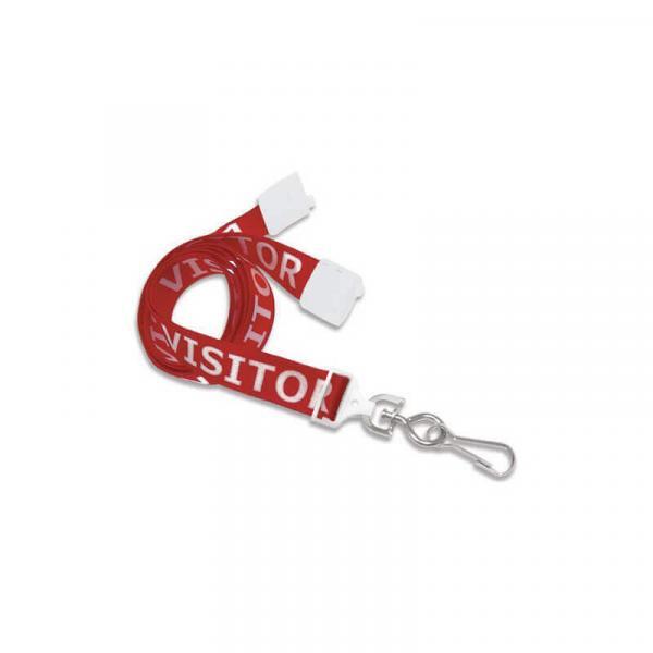 Visitor Lanyard - 5/8" Wide - 100 Pack