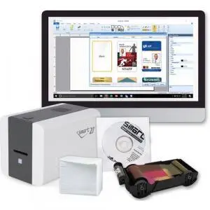 IDP SMART 21S - Single Sided ID Card Printer - 653311K